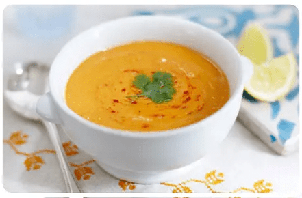 Sopa de lentellas